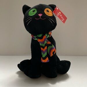 Black  Gitzy 8" Halloween Katrina Cat Plush NWT